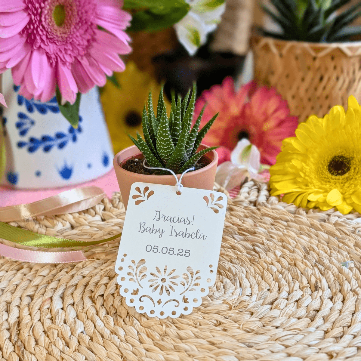 Custom Cielito Lindo Party Favor Gift Tags - Lula Flora