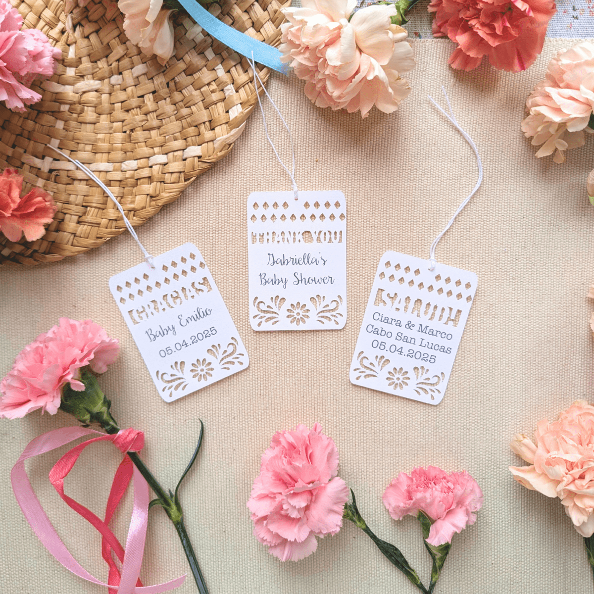 Custom Papel Picado Gift Tags - Lula Flora
