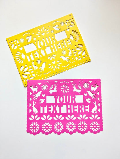 Custom Papel Picado Otomi Design Banner - Lula Flora