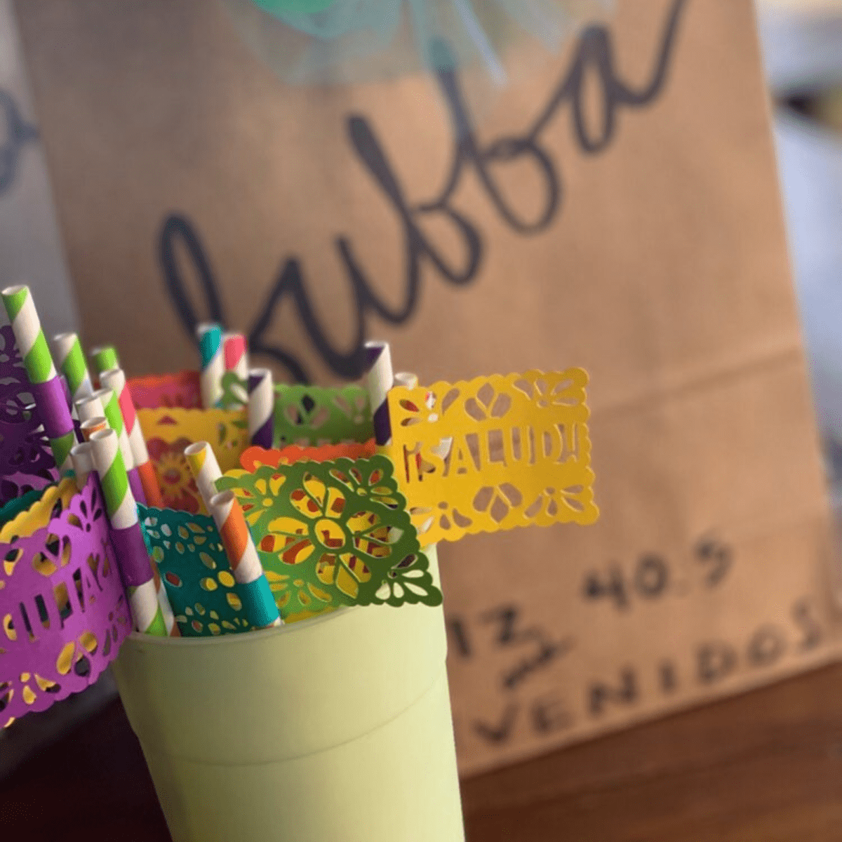 Fiesta Party Paper Straws - Lula Flora