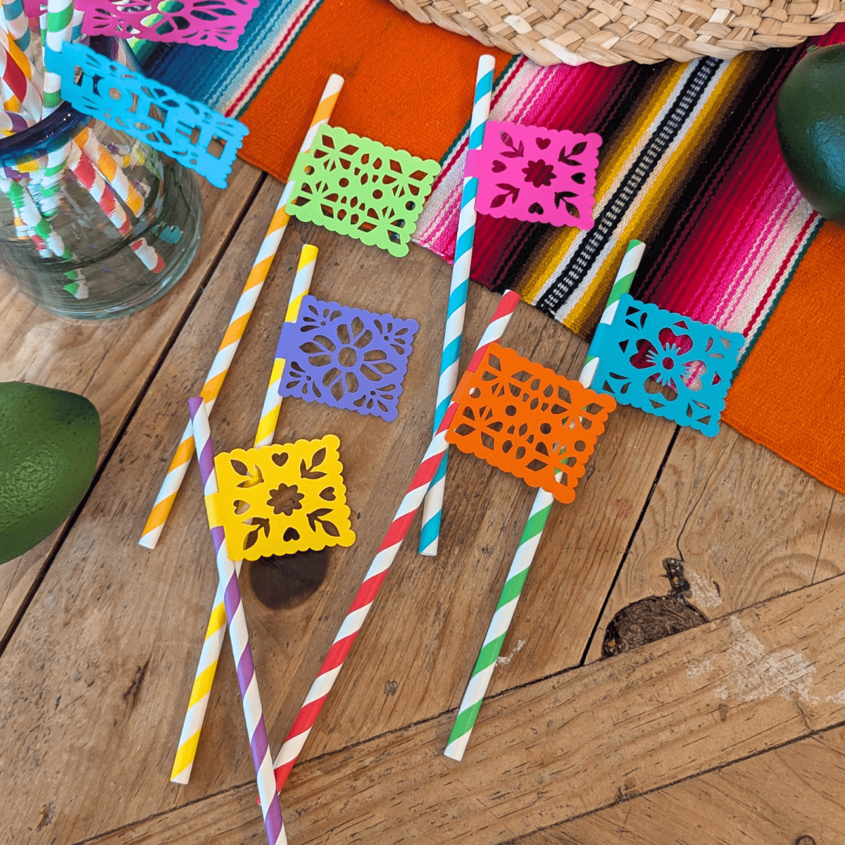 Fiesta Party Paper Straws - Lula Flora