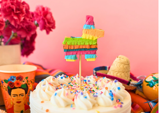 Mini Donkey Piñata Cake Topper | Mixed Brights