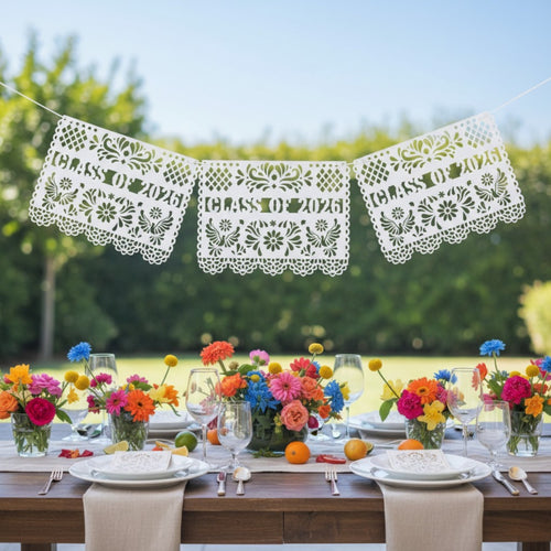 Class of 2026 Graduation Papel Picado Banner