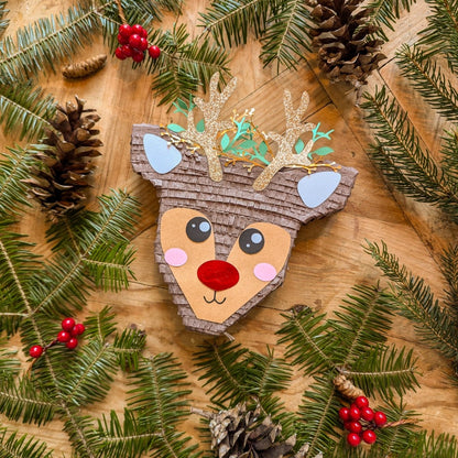 Holiday Reindeer Gift Card Holder - Lula Flora
