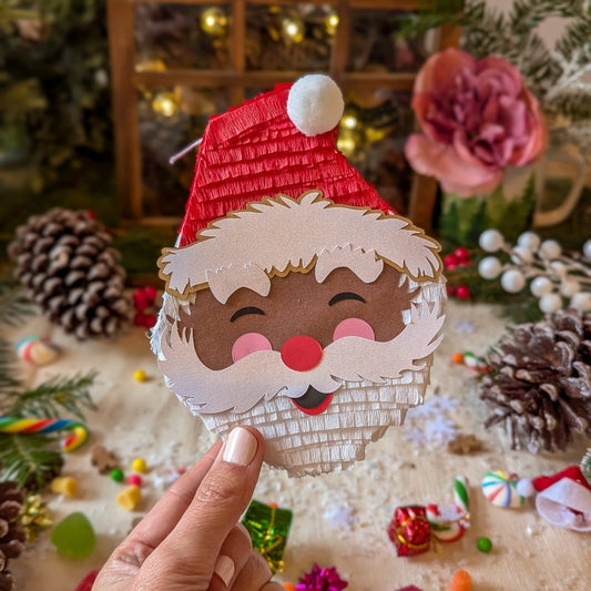 Jolly Santa Christmas Gift Box - Dark - Lula Flora