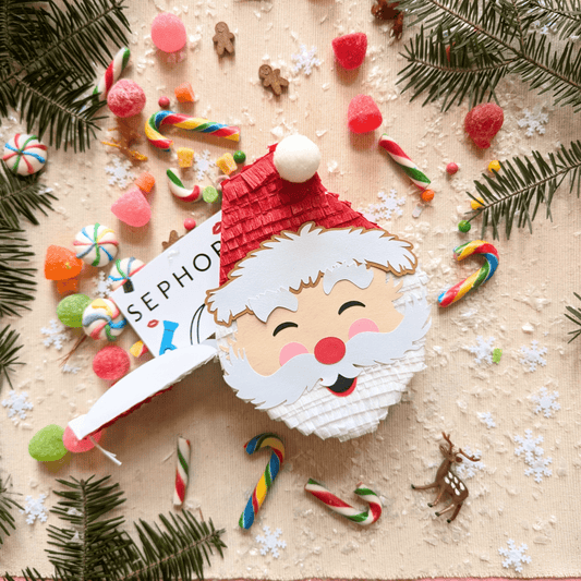 Jolly Santa Christmas Gift Box - Light - Lula Flora