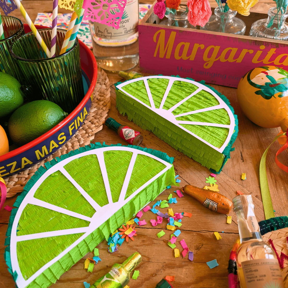 Lime Slice Piñata Party Favor - Lula Flora