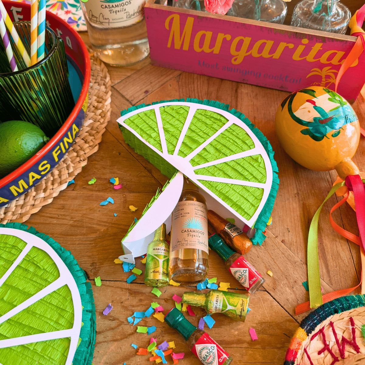 Lime Slice Piñata Party Favor - Lula Flora