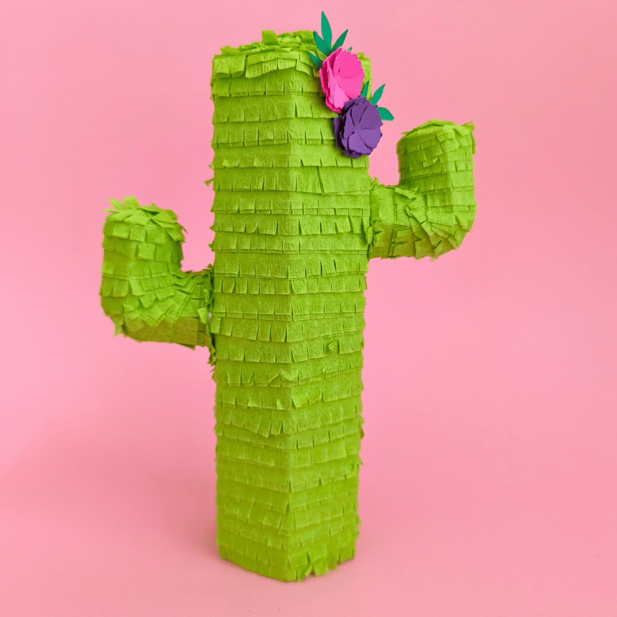 Mini Cactus Piñata Party Favors - Lime | Set of 3 - Lula Flora