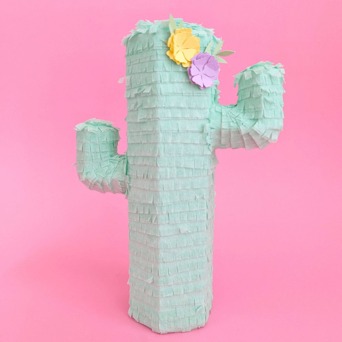 Mini Cactus Party Favor Piñata - Mint | Set of 3 - Lula Flora