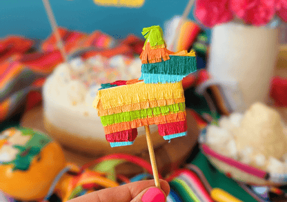 Mini Donkey Piñata Cake Topper | Mixed Boy Brights - Lula Flora
