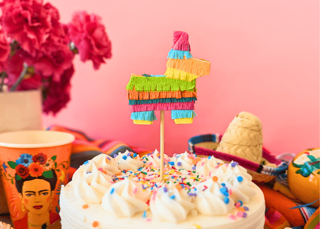 Mini Donkey Piñata Cake Topper | Mixed Brights - Lula Flora