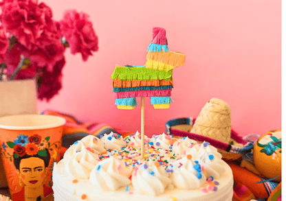 Mini Donkey Piñata Cake Topper | Mixed Brights - Lula Flora