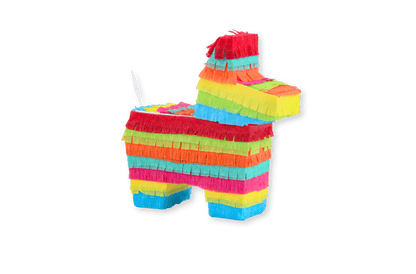 Mini Donkey Piñata Party Favors - Bright Boy Mix | Set of 3 - Lula Flora