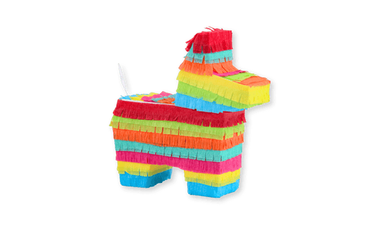 Mini Donkey Piñata Party Favors - Bright Boy Mix | Set of 3 - Lula Flora