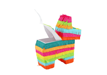Mini Donkey Piñata Party Favors - Bright Fiesta Mix | Set of 3 - Lula Flora