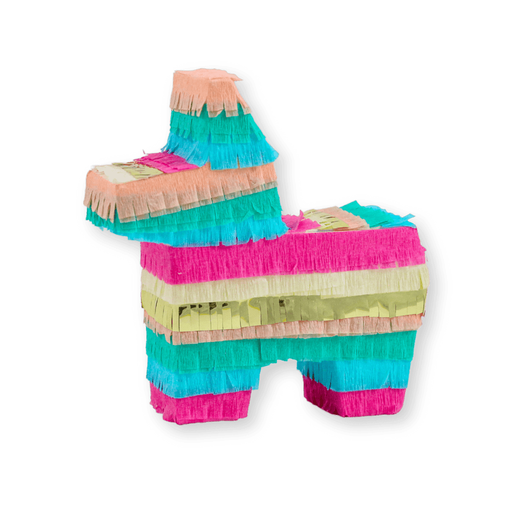 Mini Donkey Piñata Party Favors - Mermaid Mix | Set of 3 - Lula Flora