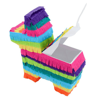 Mini Donkey Piñata Party Favors - Purple Bright Mix | Set of 3 - Lula Flora