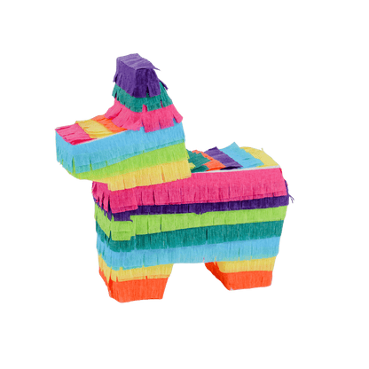 Mini Donkey Piñata Party Favors - Purple Bright Mix | Set of 3 - Lula Flora