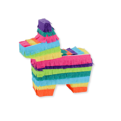 Mini Donkey Piñata Party Favors - Purple Bright Mix | Set of 3 - Lula Flora