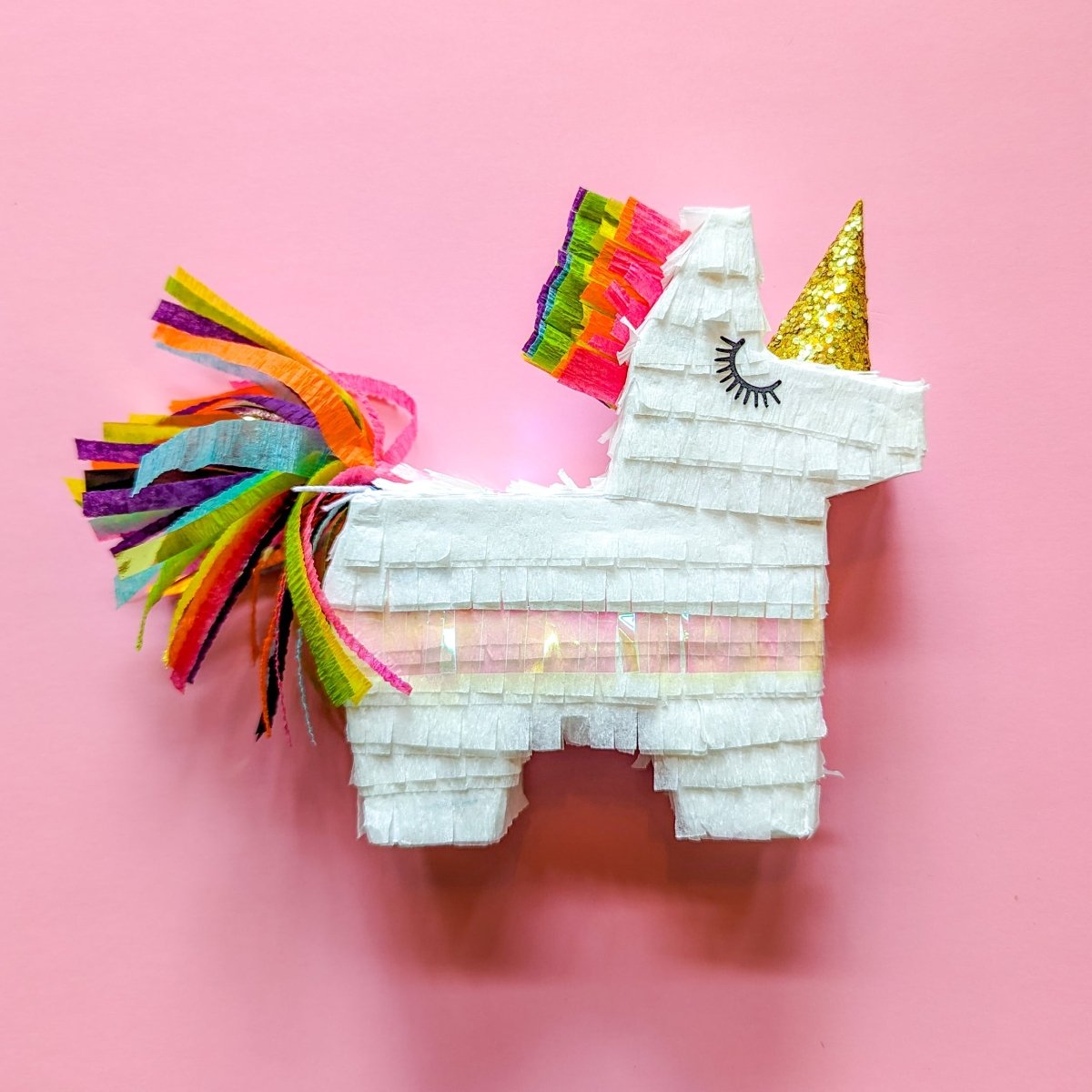 Mini Unicorn Piñata Party Favors | Set of 3 - Rainbow - Lula Flora