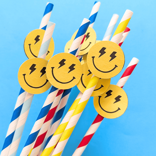 One Cool Dude Party Straws - Lula Flora