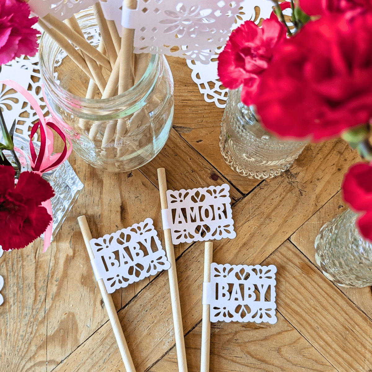 Papel Picado Party Straws - Lula Flora