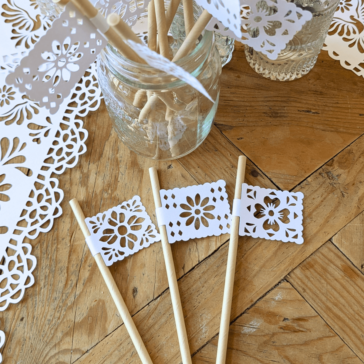 Papel Picado Party Straws - Lula Flora