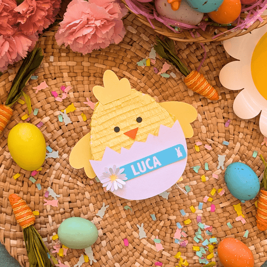Personalized Easter Chick Basket Stuffer - Girl - Lula Flora