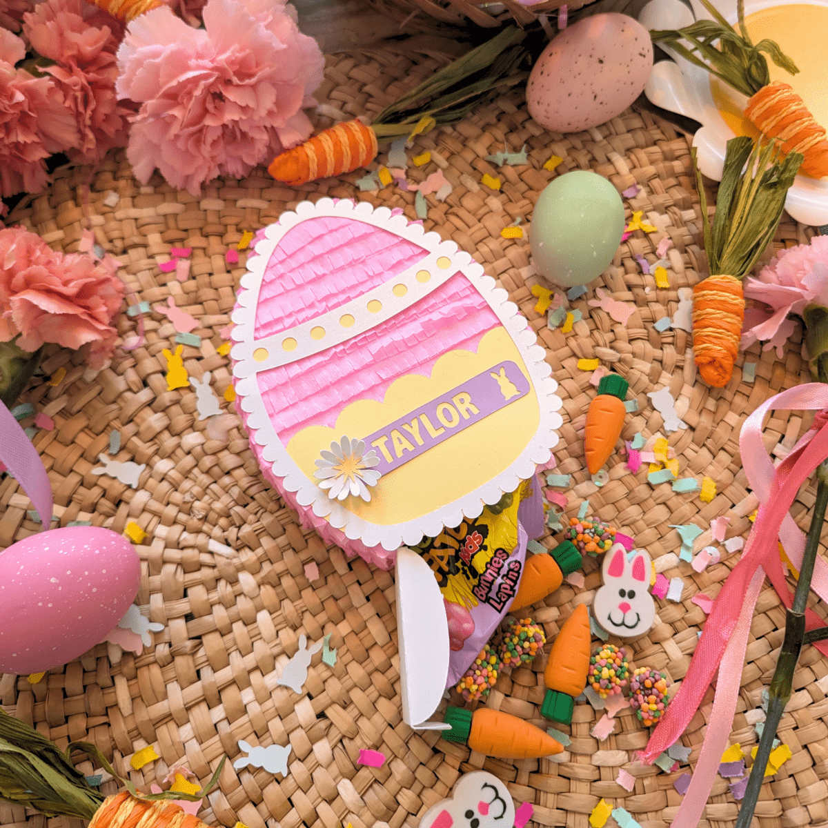 Personalized Easter Egg Mini Piñata Gift Box - Boy - Lula Flora
