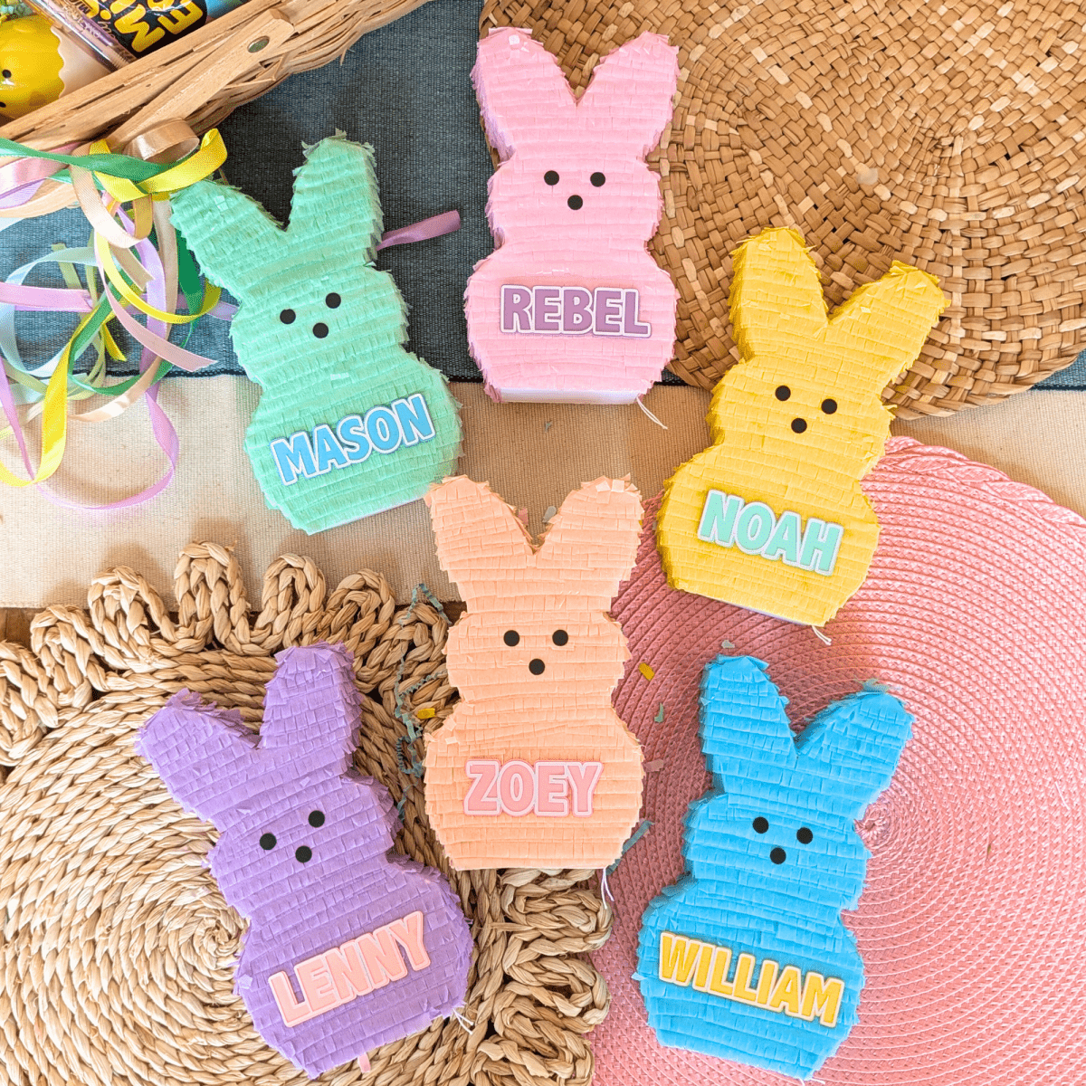 Personalized Easter Peeps Bunnies - Lula Flora