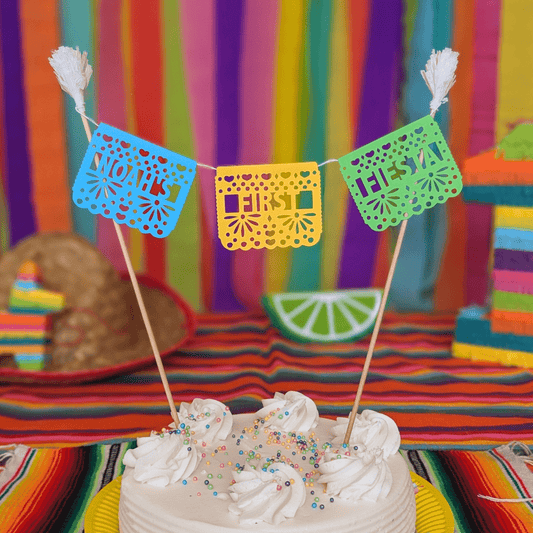 Personalized Fiesta Cake Topper - Lula Flora