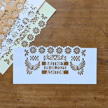 Personalized Wedding Luminaries - Lula Flora