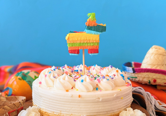 Mini Donkey Piñata Cake Topper | Mixed Boy Brights