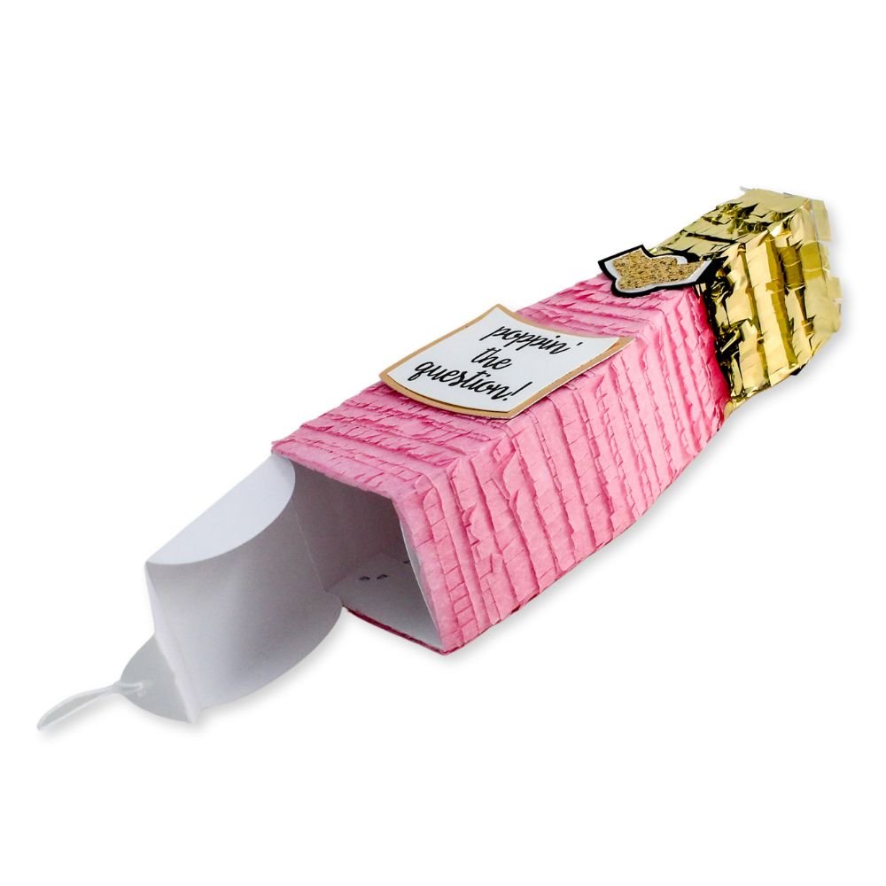 Pink Champagne Bridesmaid Proposal Mini Piñata Gift Box - Lula Flora