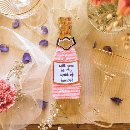 Pink Champagne Bridesmaid Proposal Box - Lula Flora