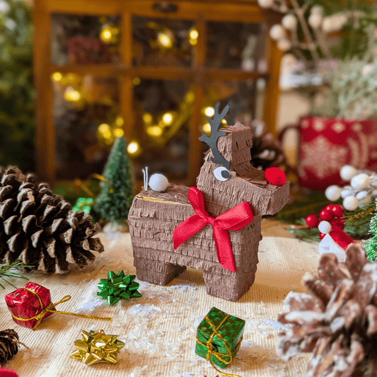 Reindeer Mini Piñata Treat Boxes - Set of 3 - Lula Flora