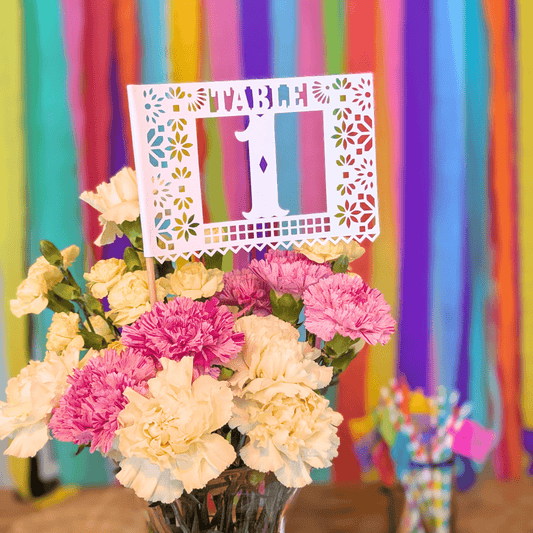 Rustic Spanish Tile Design Table Numbers - Lula Flora