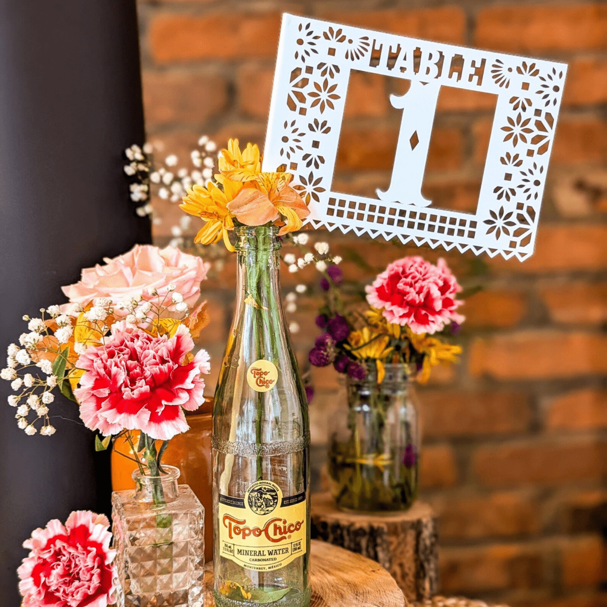 Rustic Spanish Tile Design Table Numbers - Lula Flora