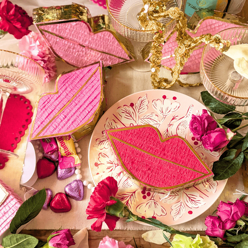 Valentine Mini Lip Piñata Candy Box - Lula Flora