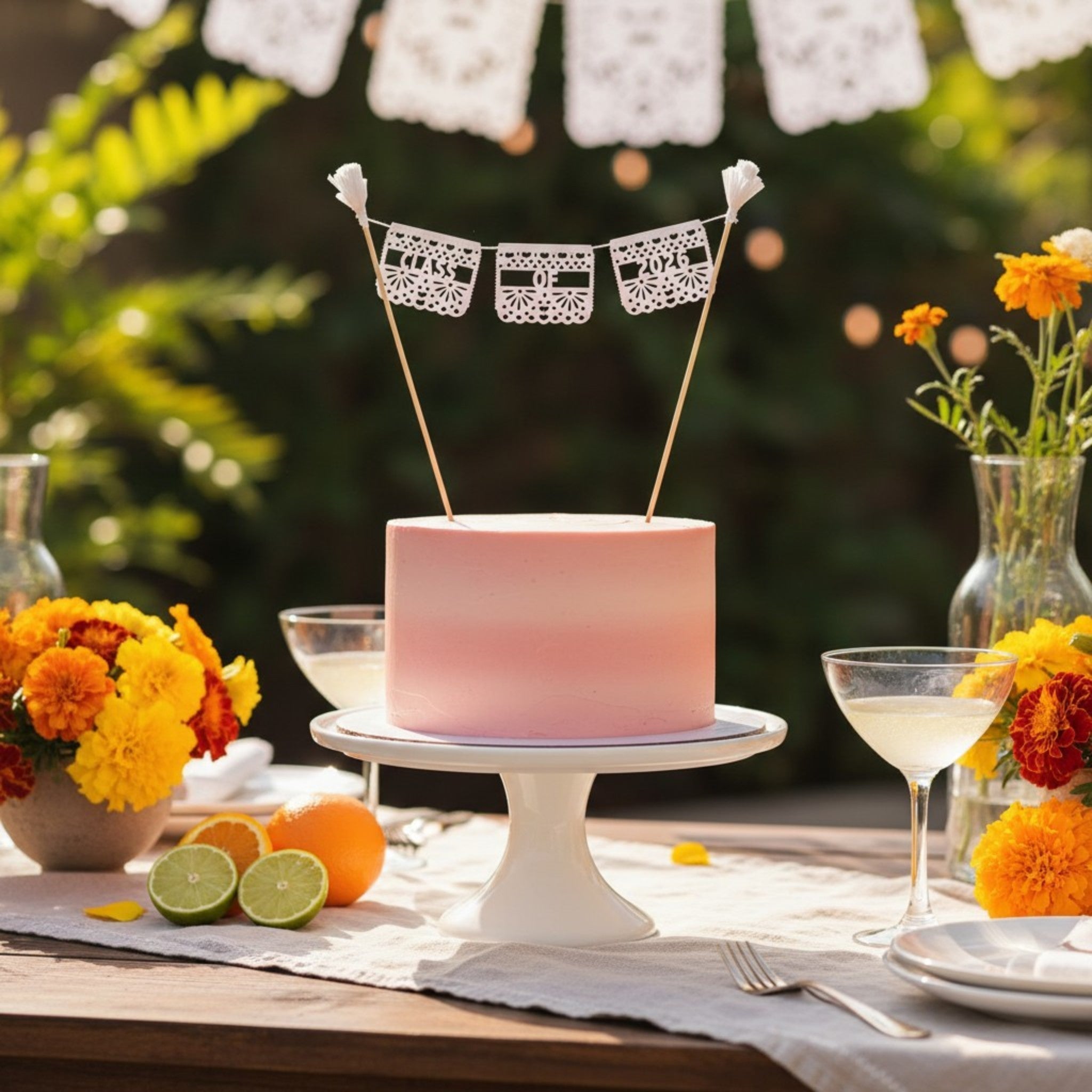 Custom Fiesta Graduation Cake Topper